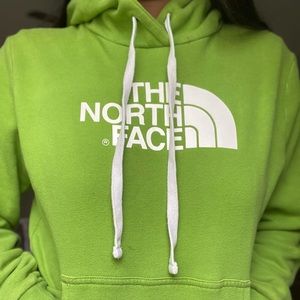 Green North Face Hoodie
